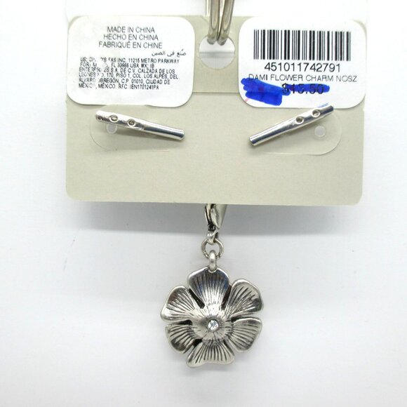 Chico's Dami Flower Charm Demure Lovely NWT Retro Feminine - Picture 7 of 9